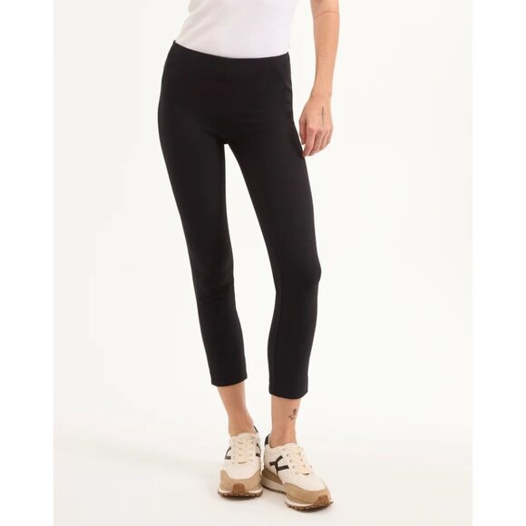 Veronica Beard Scuba Slim-Fit Navy High-Rise Cropped Pant size 2 - Picture 1 of 9
